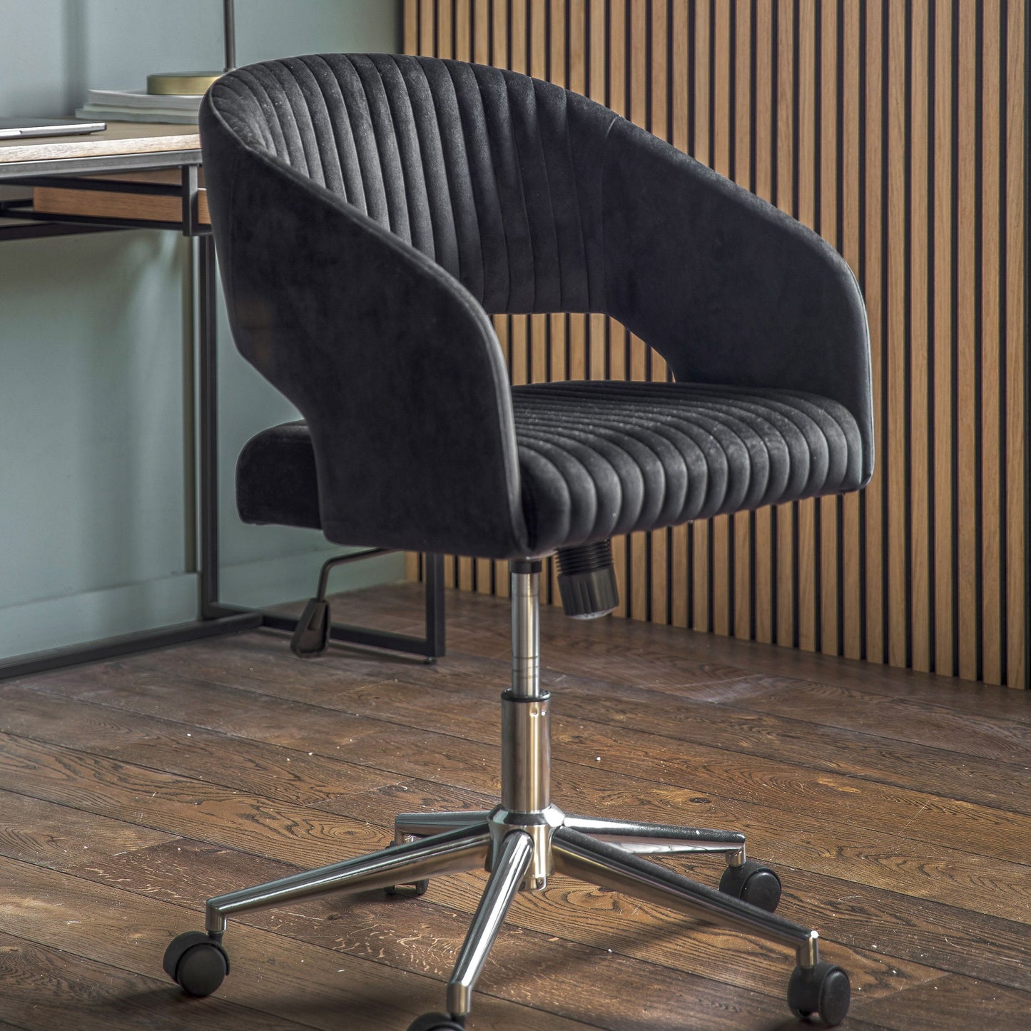 Murray Swivel Chair Velvet - Colour Options Gallery Direct Homebound
