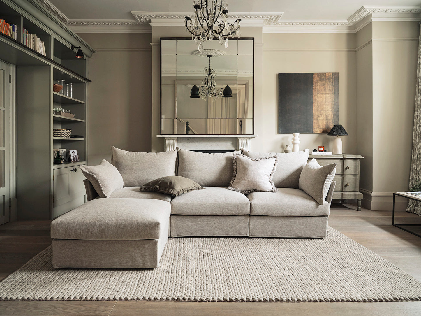 Model 06 3 Seater Sofa Linen