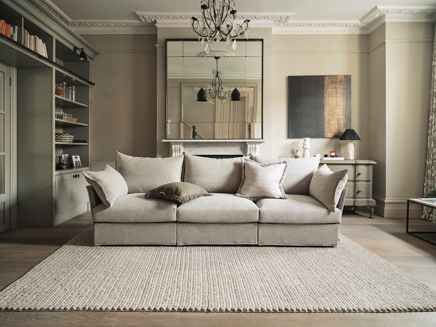 Model 06 3 Seater Sofa Linen