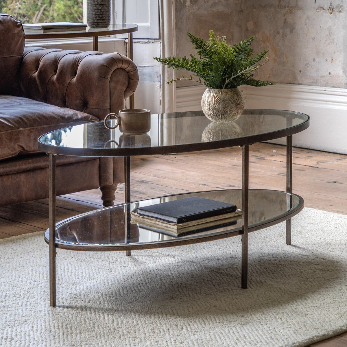 Coltrane Coffee Table Bronze lifestyle