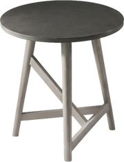 Fjord Round Side Table Grey