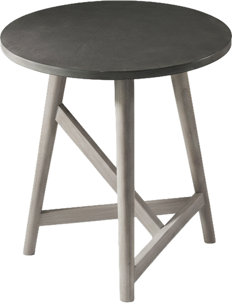 Fjord Round Side Table Grey