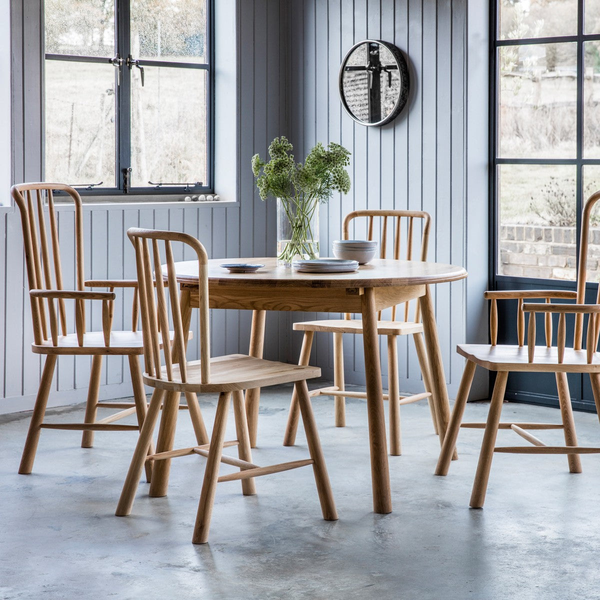 Mondrian Dining Table (Round Extending) lifestyle