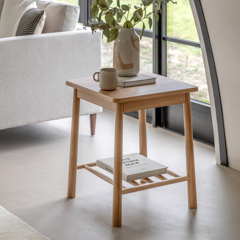 Mondrian Side Table Natural lifestyle