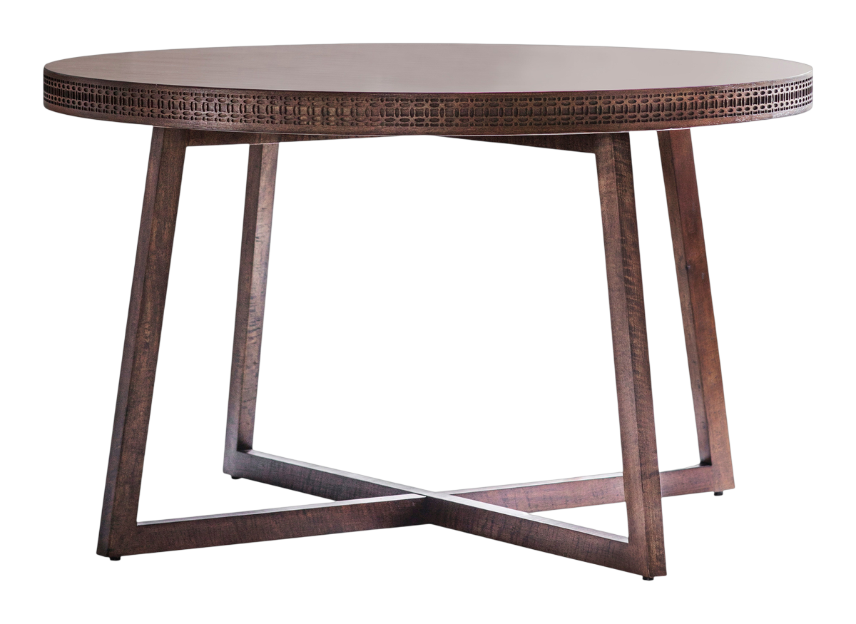 Kahlo Round Dining Table Brown