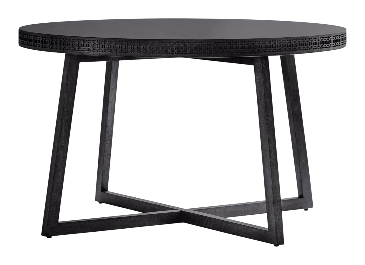 Kahlo Round Dining Table Black