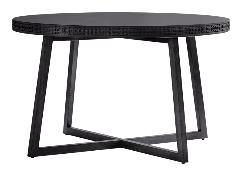 Kahlo Round Dining Table Black