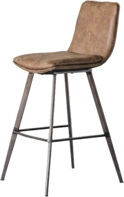 Pediment Stool Brown