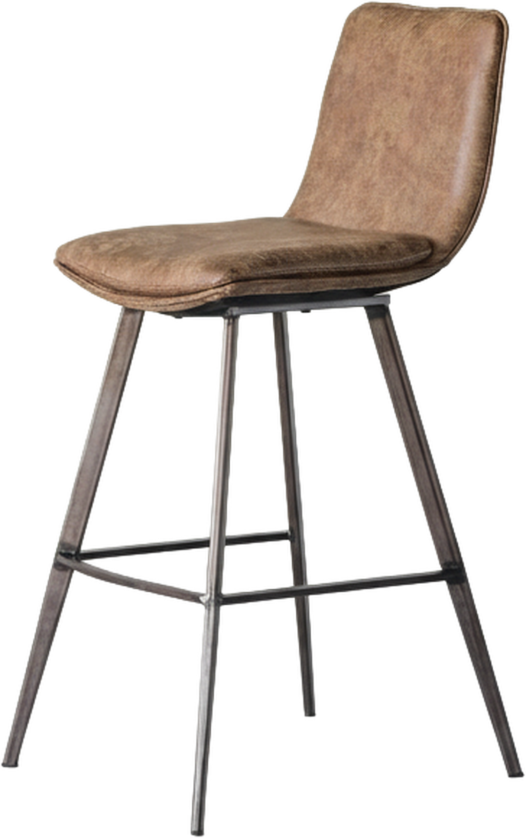 Pediment Stool Brown