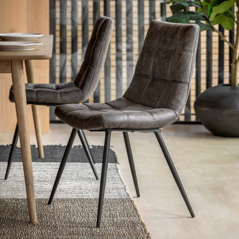 Wren Dining Chair Grey lifestyle
