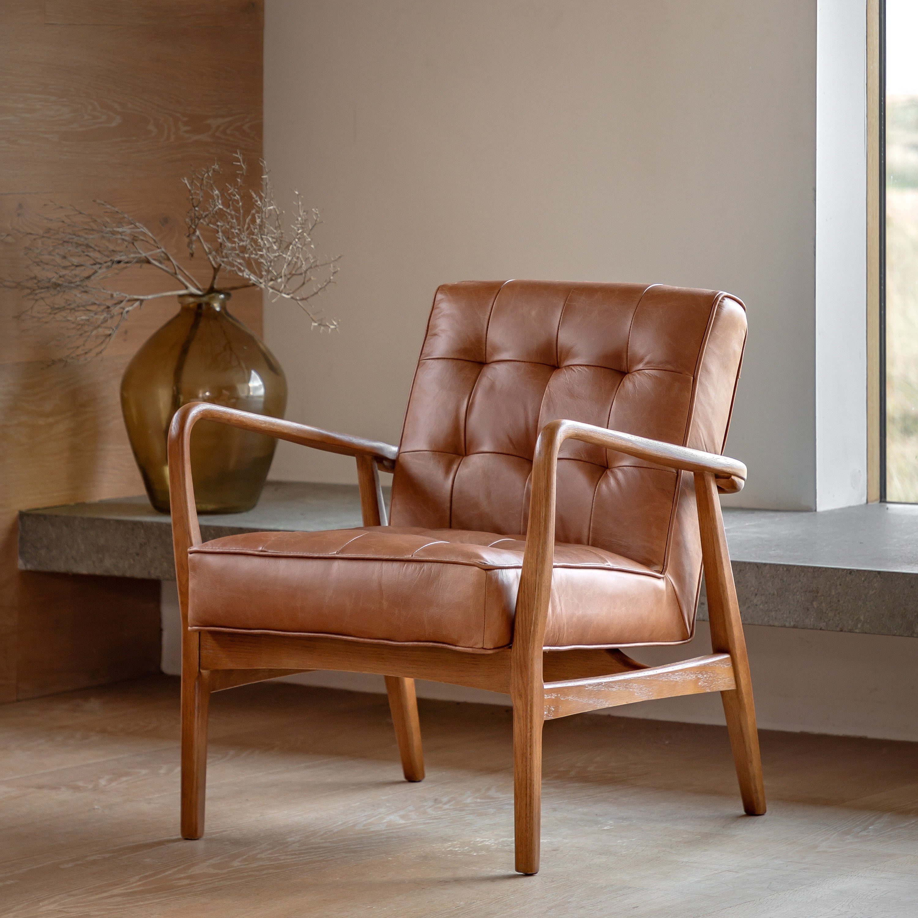 Tilbury Armchair Vintage Brown lifestyle