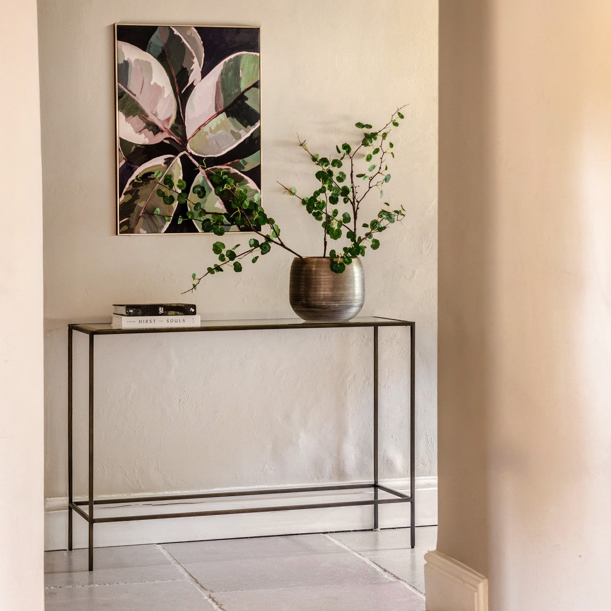 Ruskin Console Table Bronze lifestyle