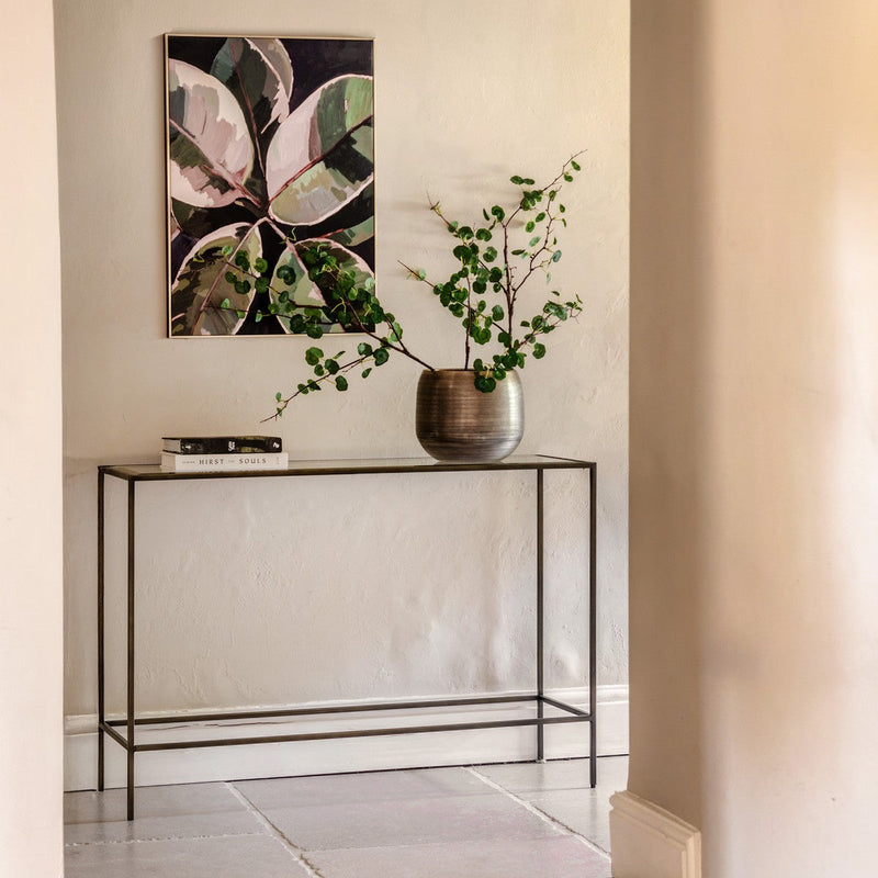 Ruskin Console Table Bronze lifestyle
