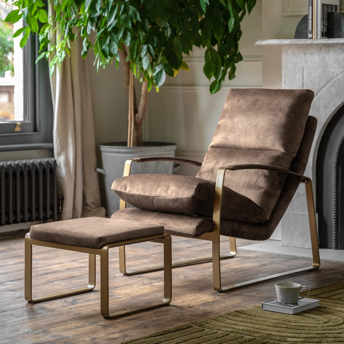 Atlas Accent Chair Mineral lifestyle