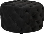 Brocade Footstool Jet