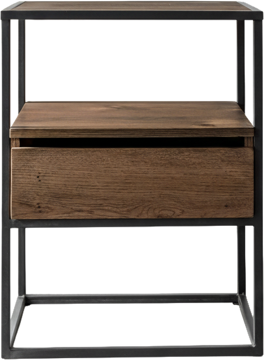 Mural Side Table Smoked Oak