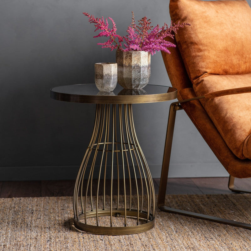 Lowry Side Table Bronze lifestyle