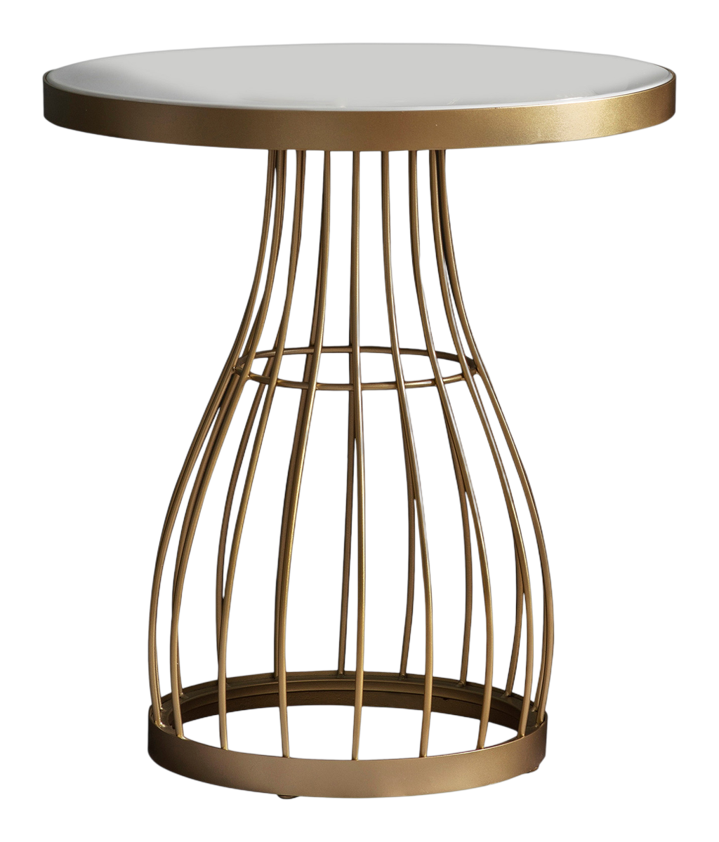 Lowry Side Table Champagne