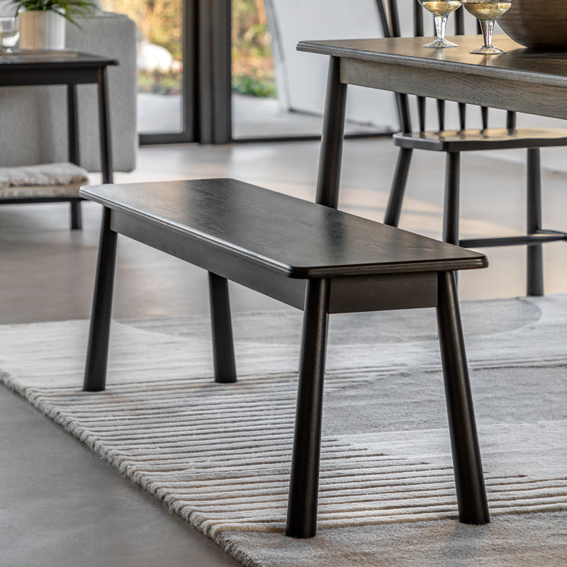 Mondrian Dining Bench Black lifestyle