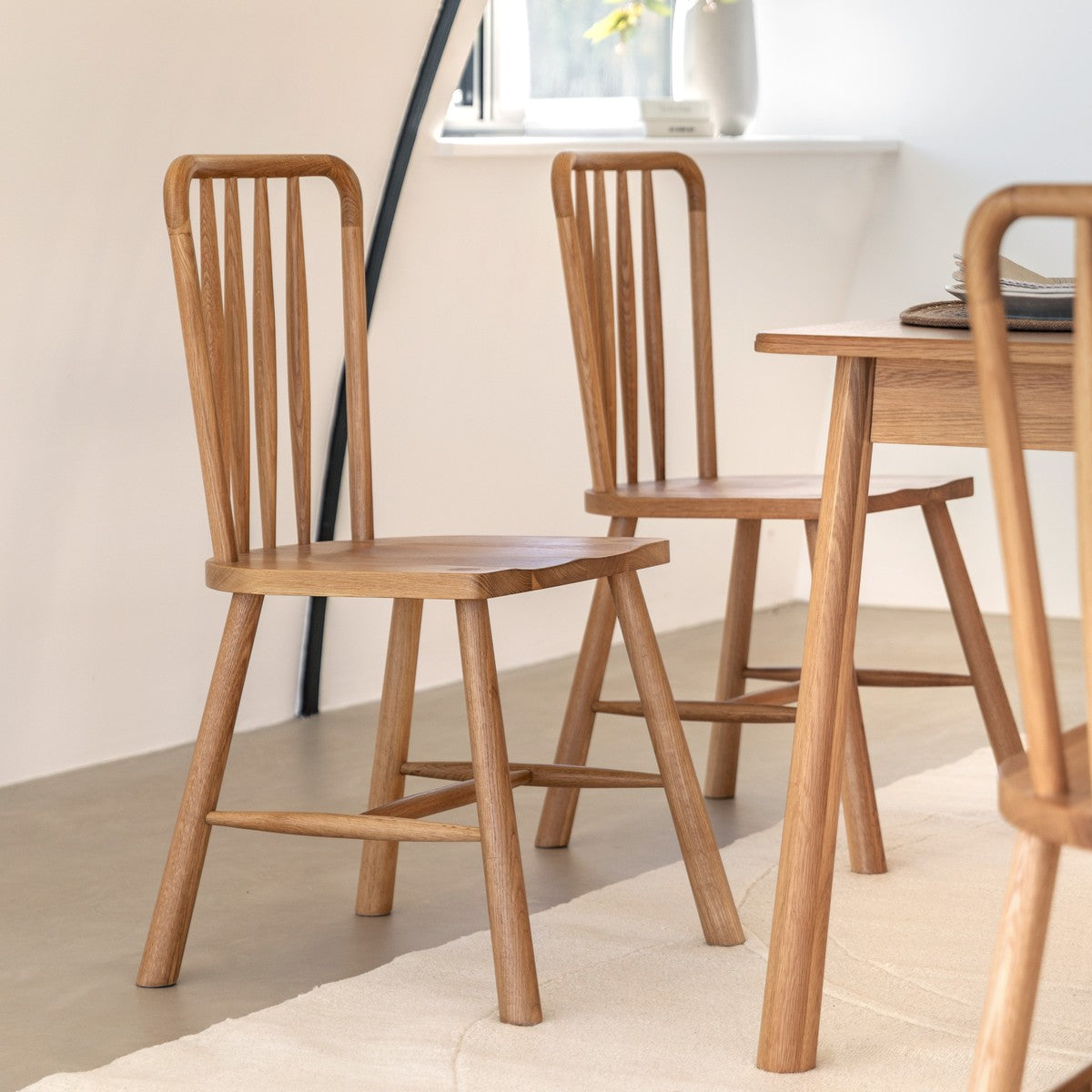 Mondrian Dining Chair Black lifestyle
