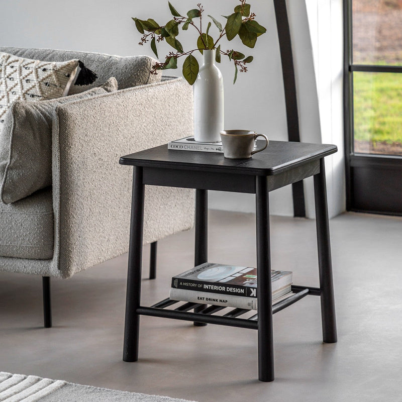 Mondrian Side Table Black lifestyle
