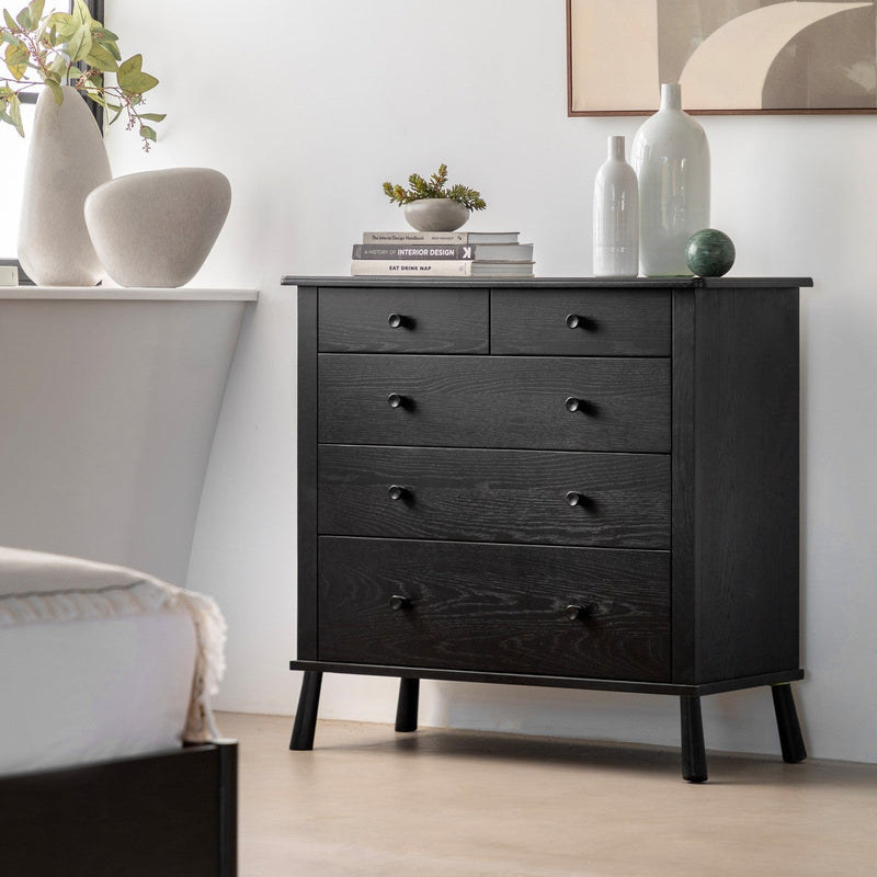 Mondrian Chest of Drawers Black lifestyle