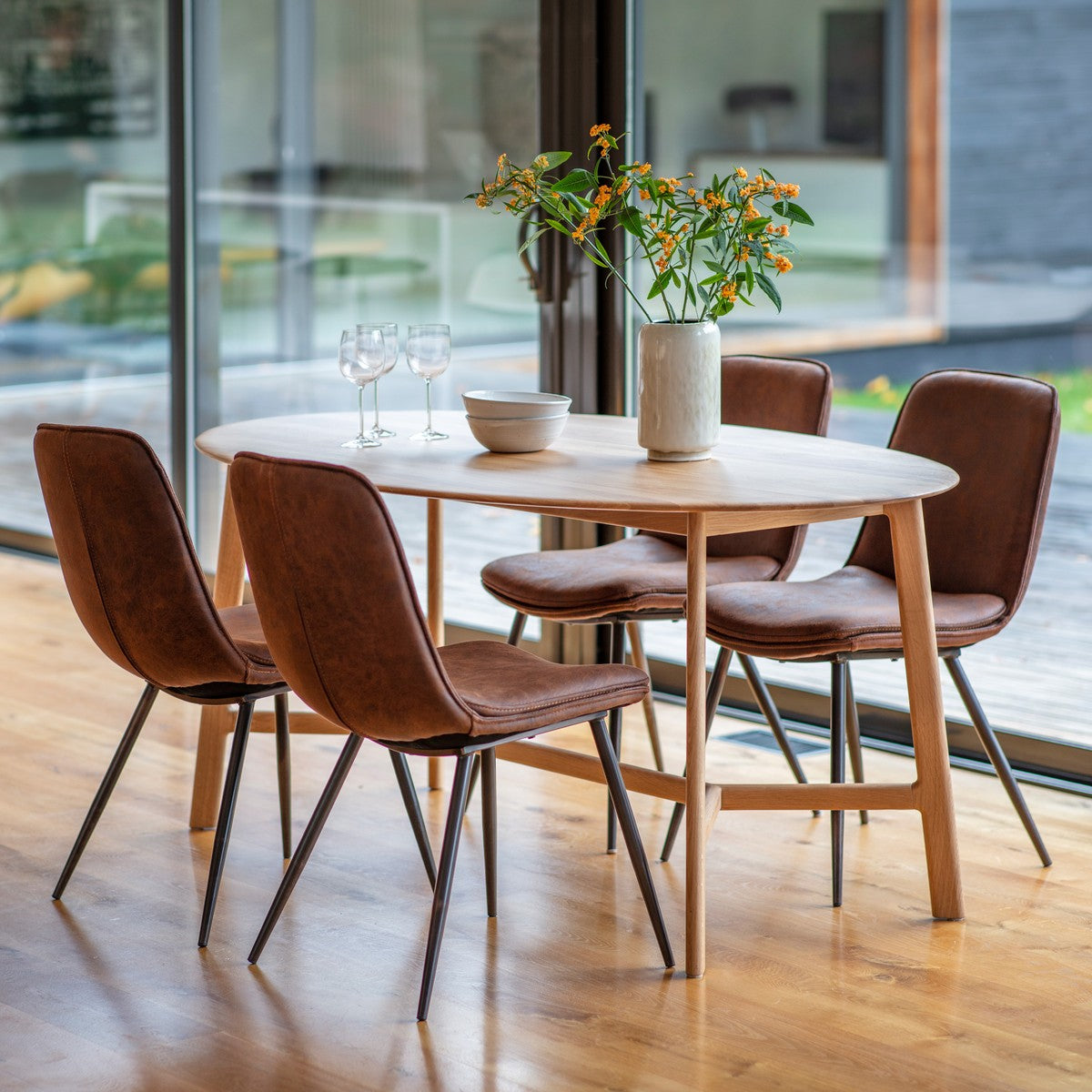 Picasso Oval Dining Table lifestyle