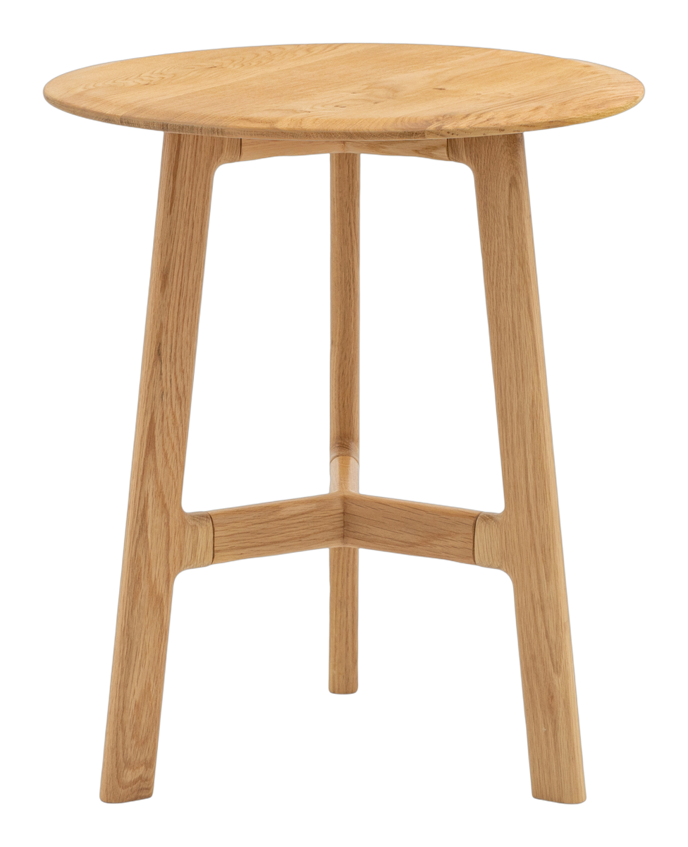 Picasso Round Side Table Oak