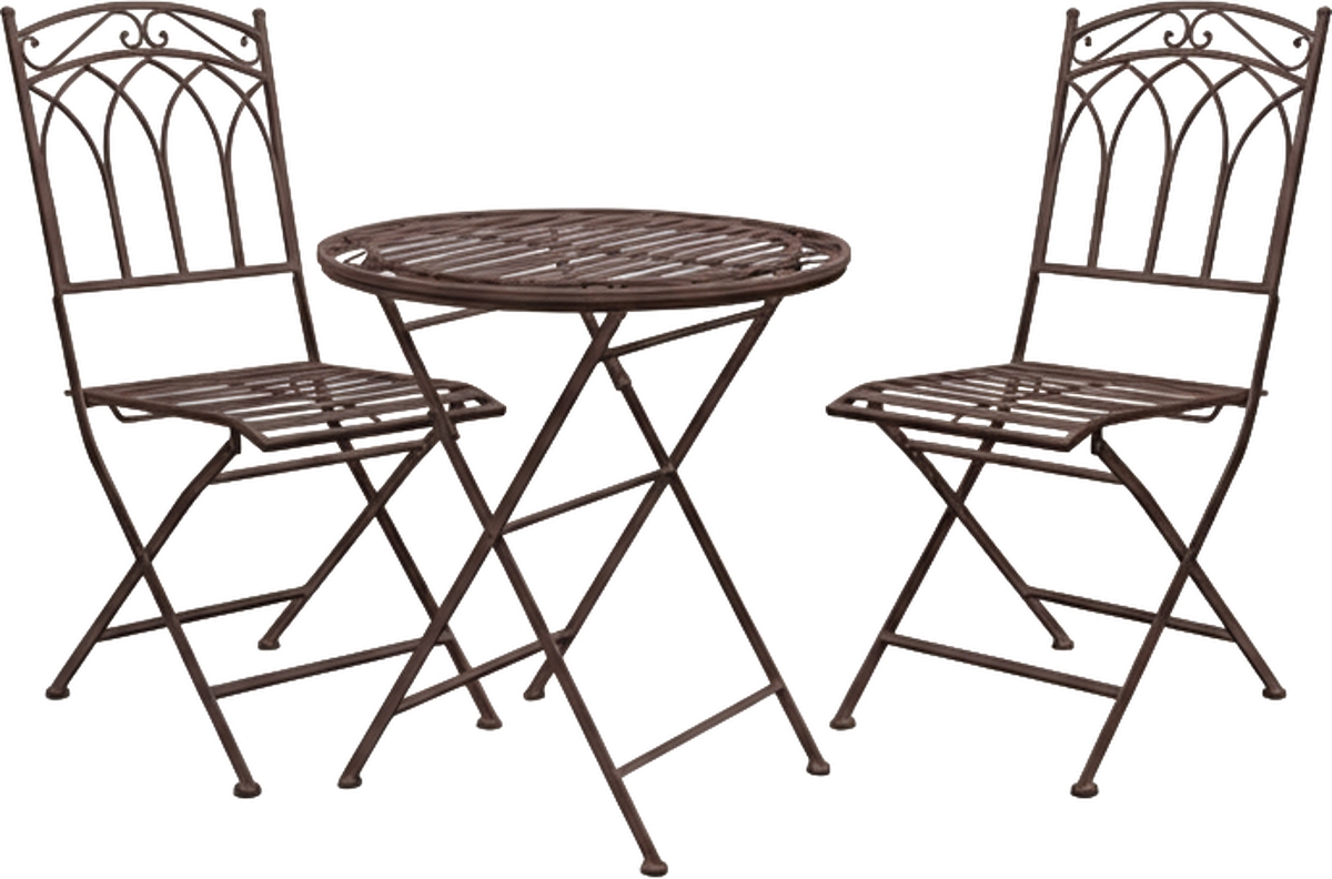 Burano Outdoor Bistro Set Ember