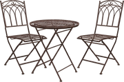 Burano Outdoor Bistro Set Ember