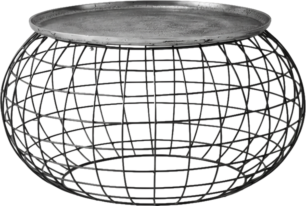 Tawny Coffee Table Antique Silver
