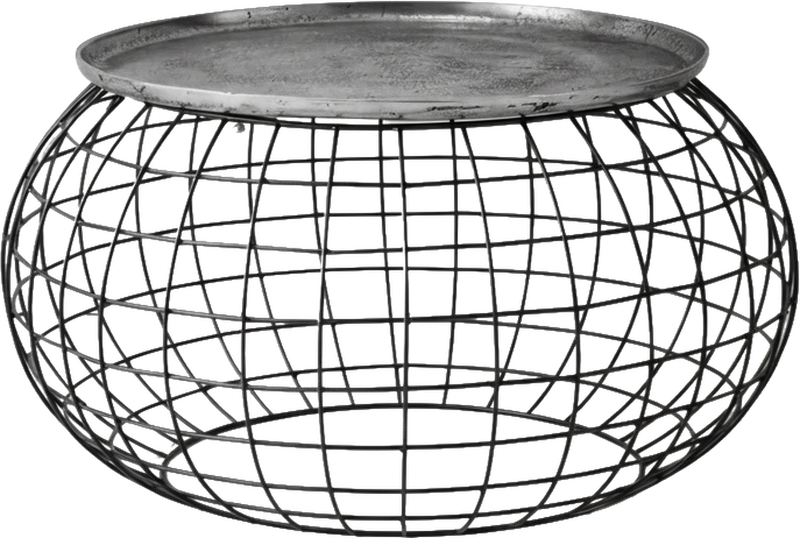 Tawny Coffee Table Antique Silver
