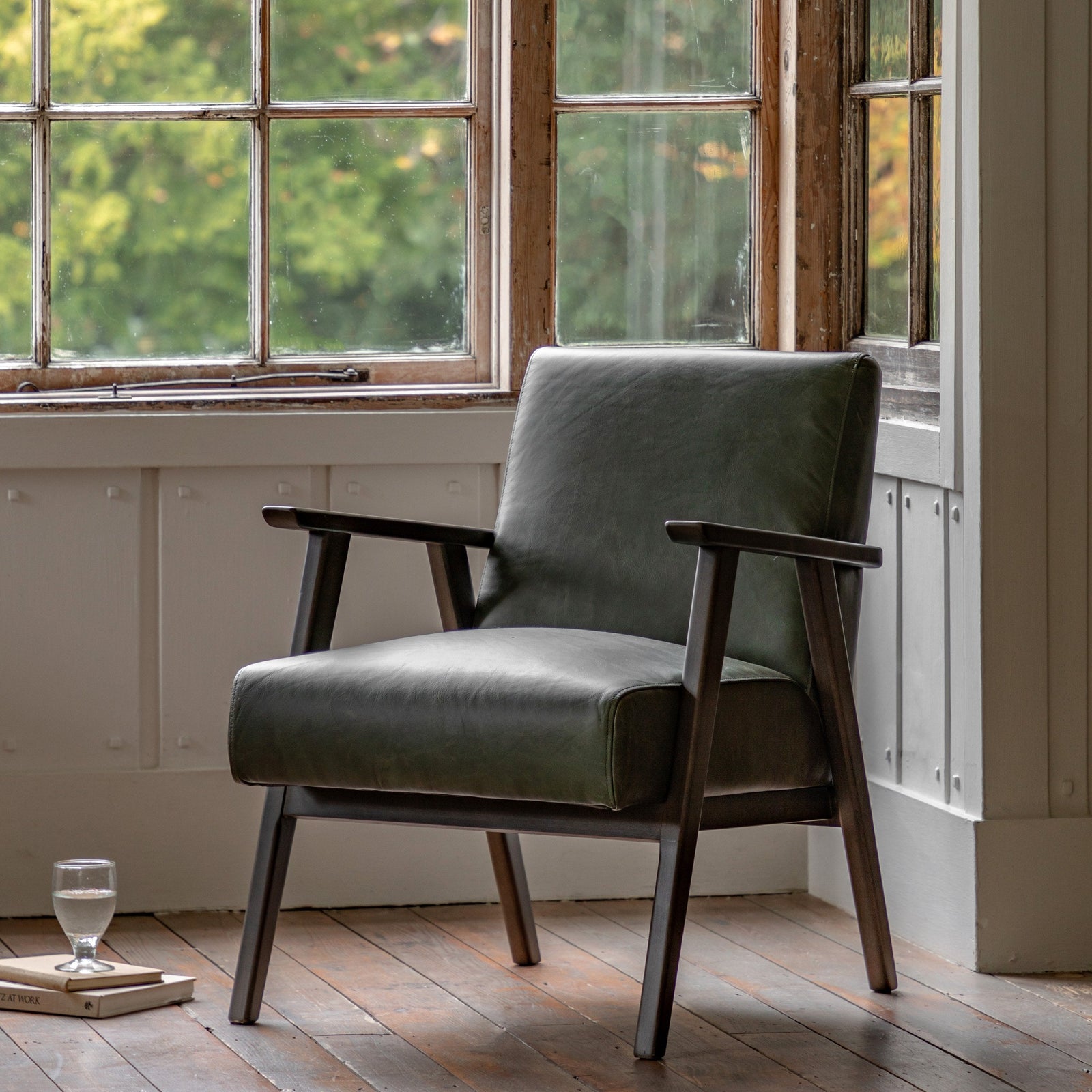 Porthcurno Armchair Heritage Green lifestyle