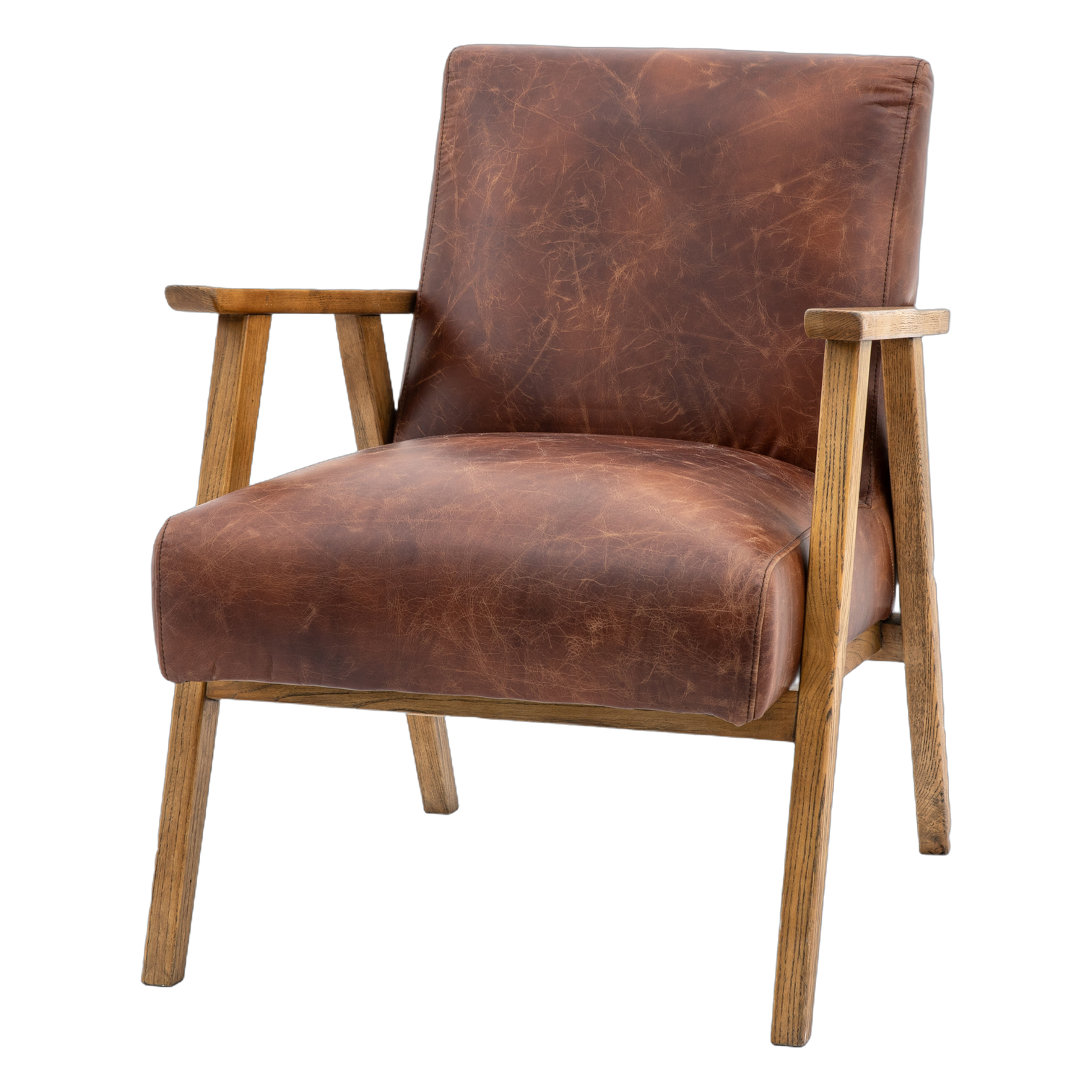 Porthcurno Armchair Vintage Brown