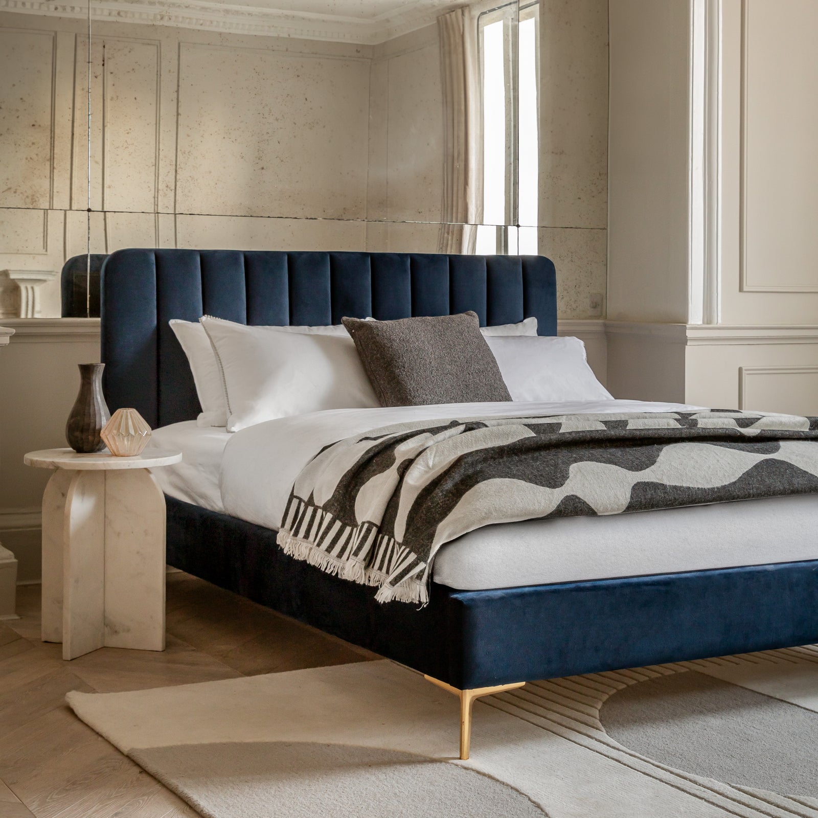 Victoria Bed Indigo lifestyle