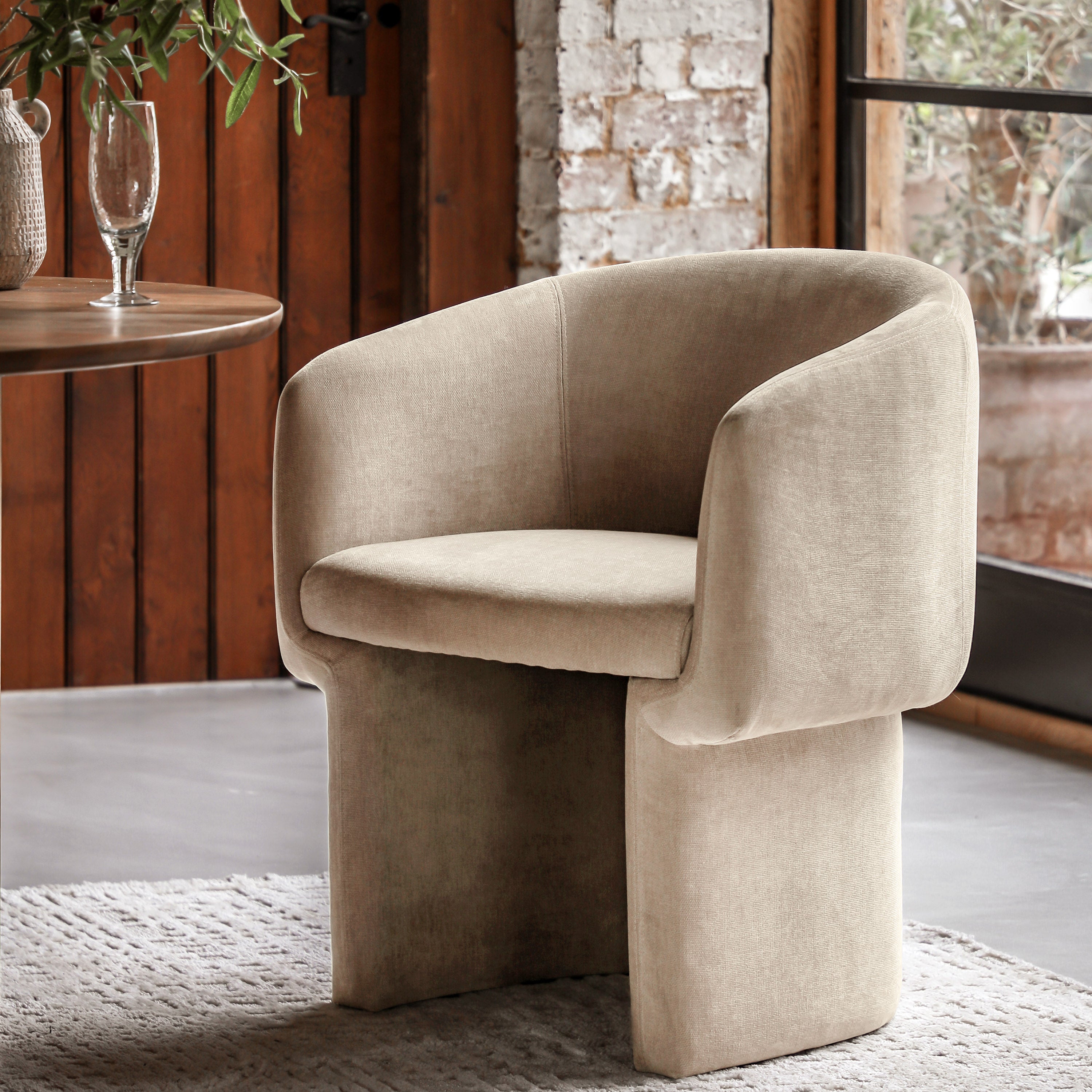 Odin Dining Chair Cream lifestyle