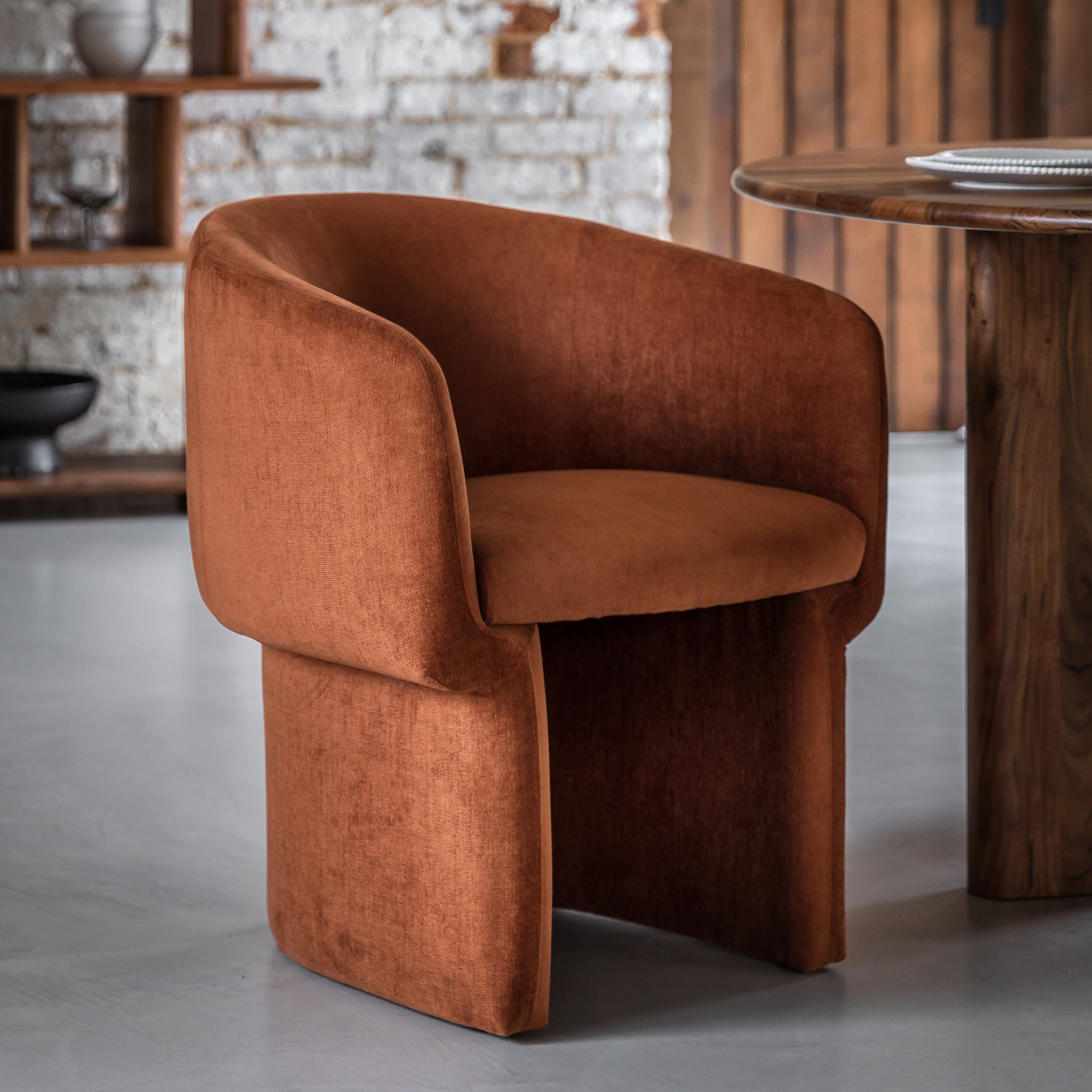 Odin Dining Chair Rust lifestyle