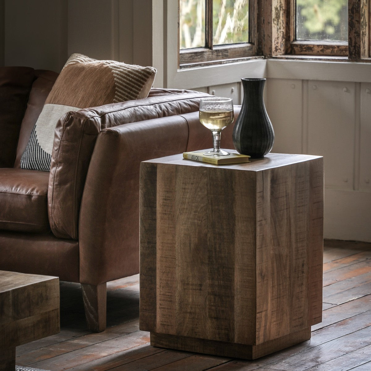 Homestead Side Table Natural lifestyle