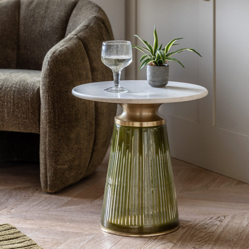 Lorca Side Table Dusk lifestyle