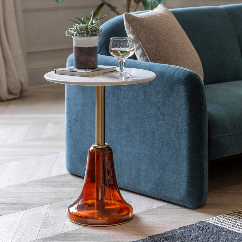 Neruda Side Table Orange lifestyle