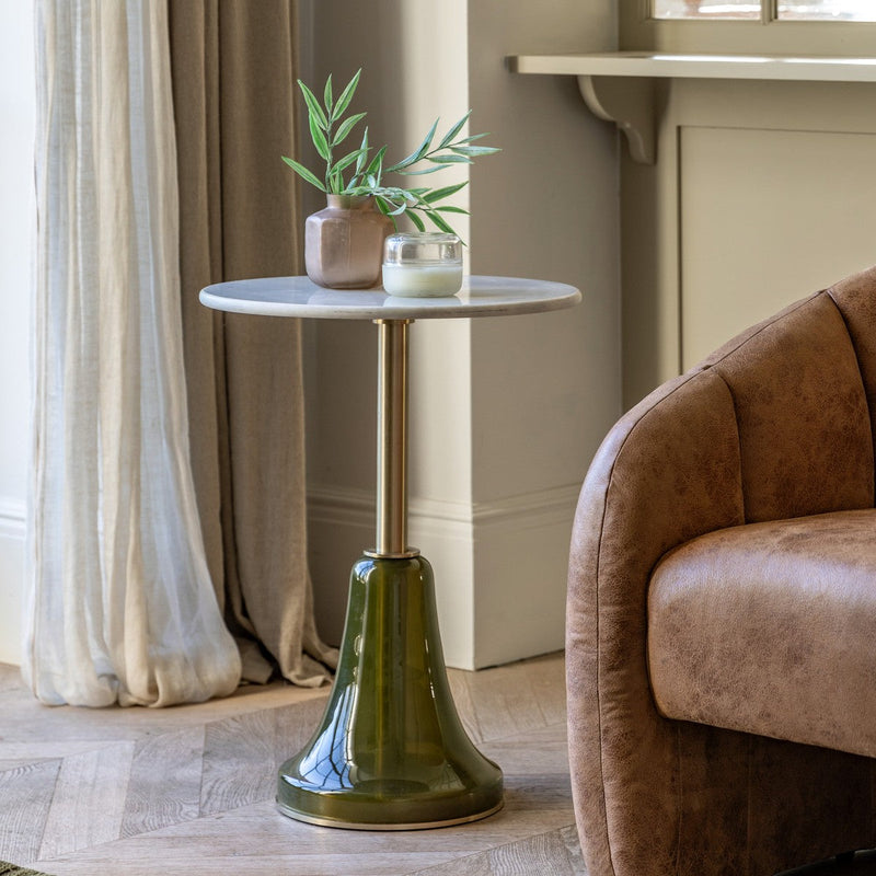 Neruda Side Table Dusk lifestyle
