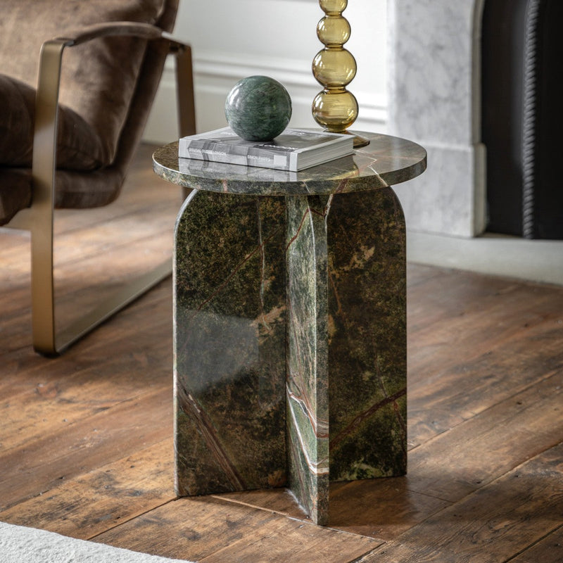 Lido Side Table Ember lifestyle