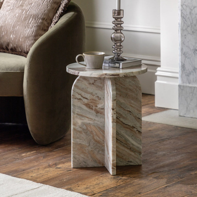 Lido Side Table Natural lifestyle
