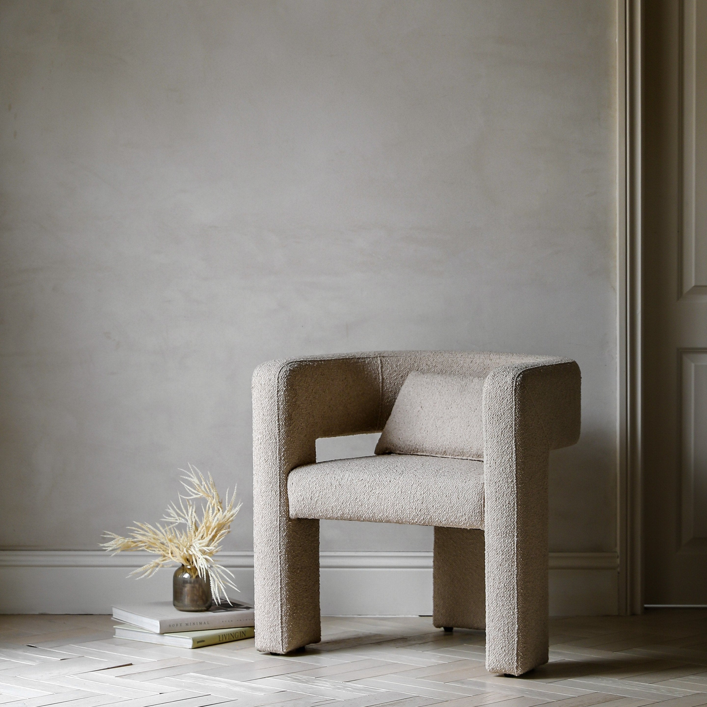 Tazza Armchair Taupe lifestyle