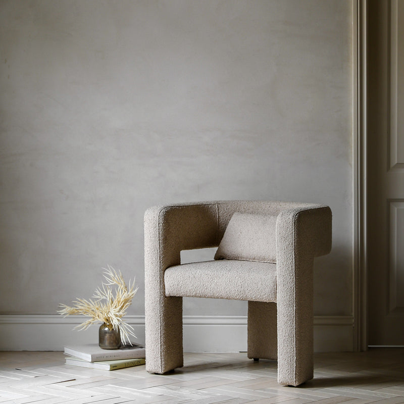 Tazza Armchair Taupe lifestyle