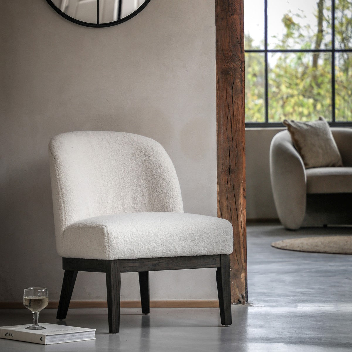 Salzburg Accent Chair Vanilla lifestyle