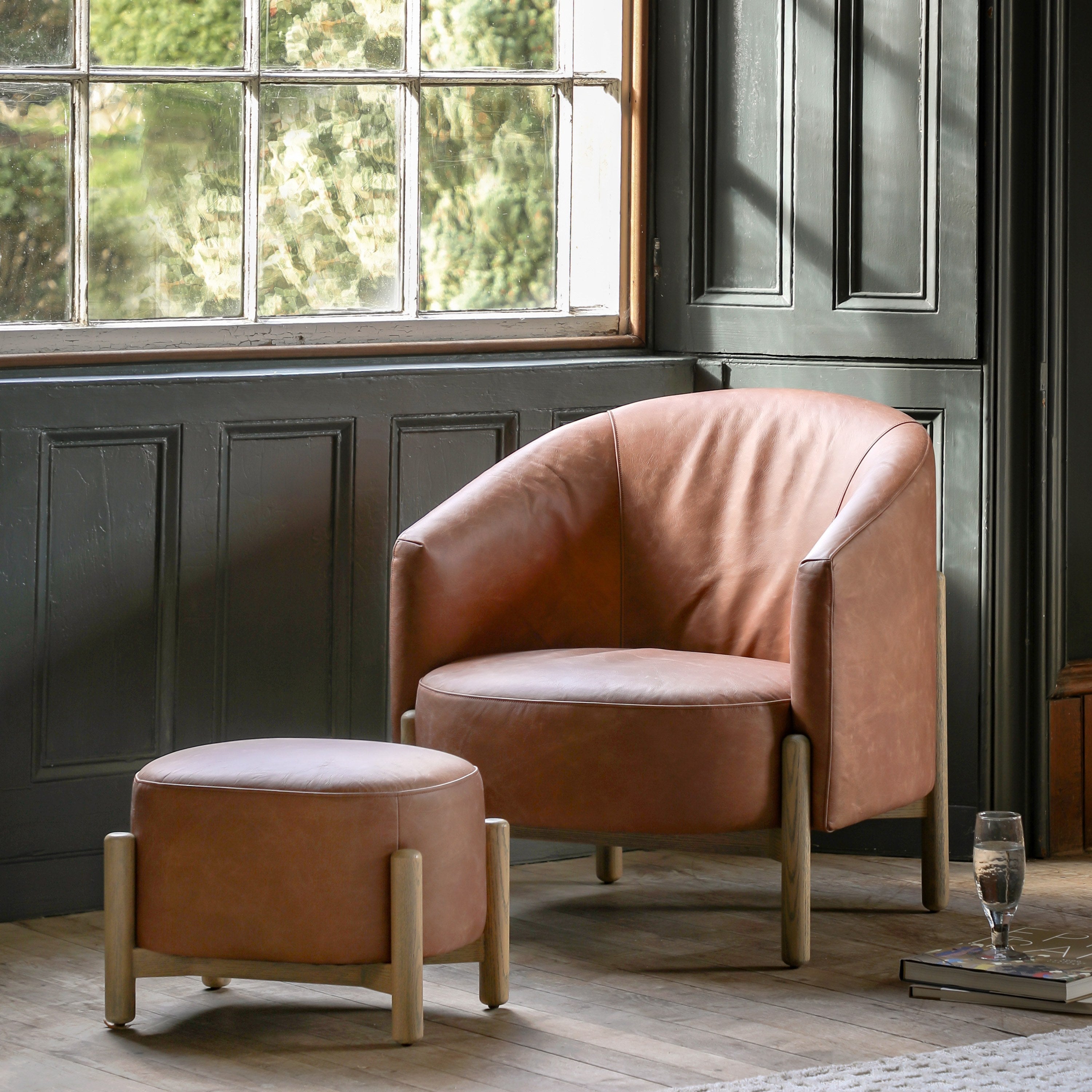 Fenwick Armchair Vintage Brown lifestyle
