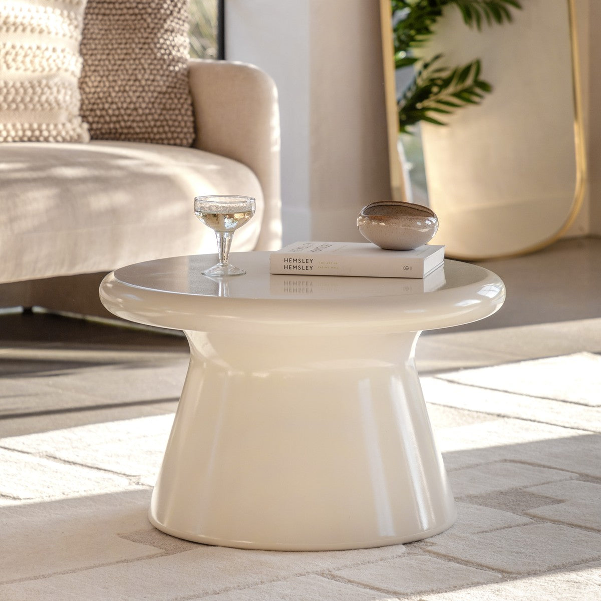 Botticelli Coffee Table Cream lifestyle