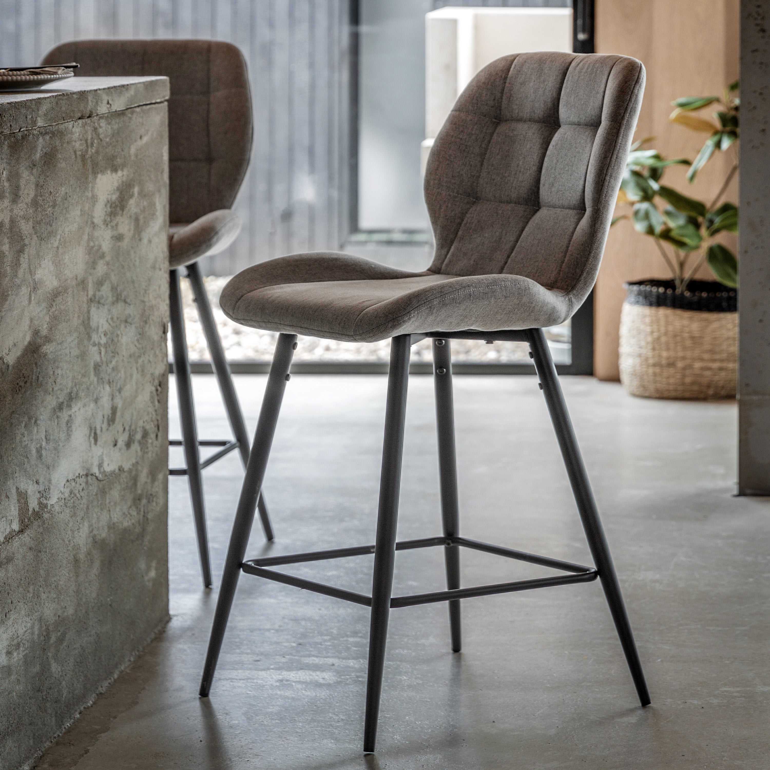 Foundry Stool Light Grey lifestyle