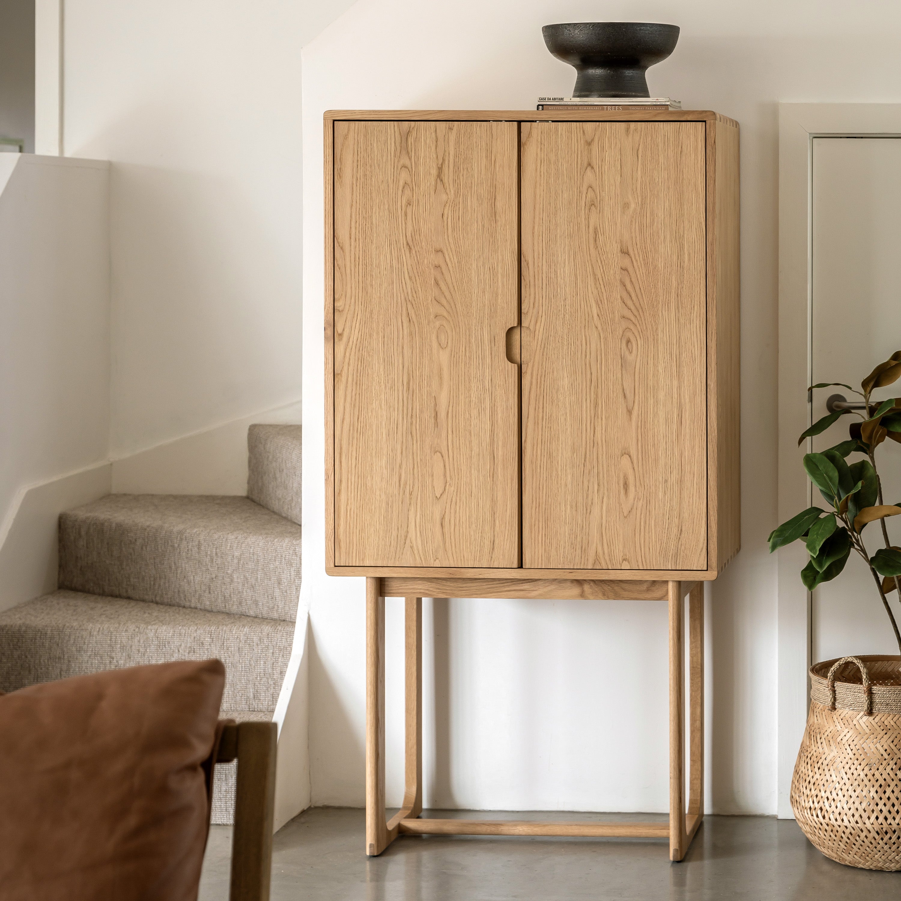 Shaker Drinks Cabinet Natural lifestyle
